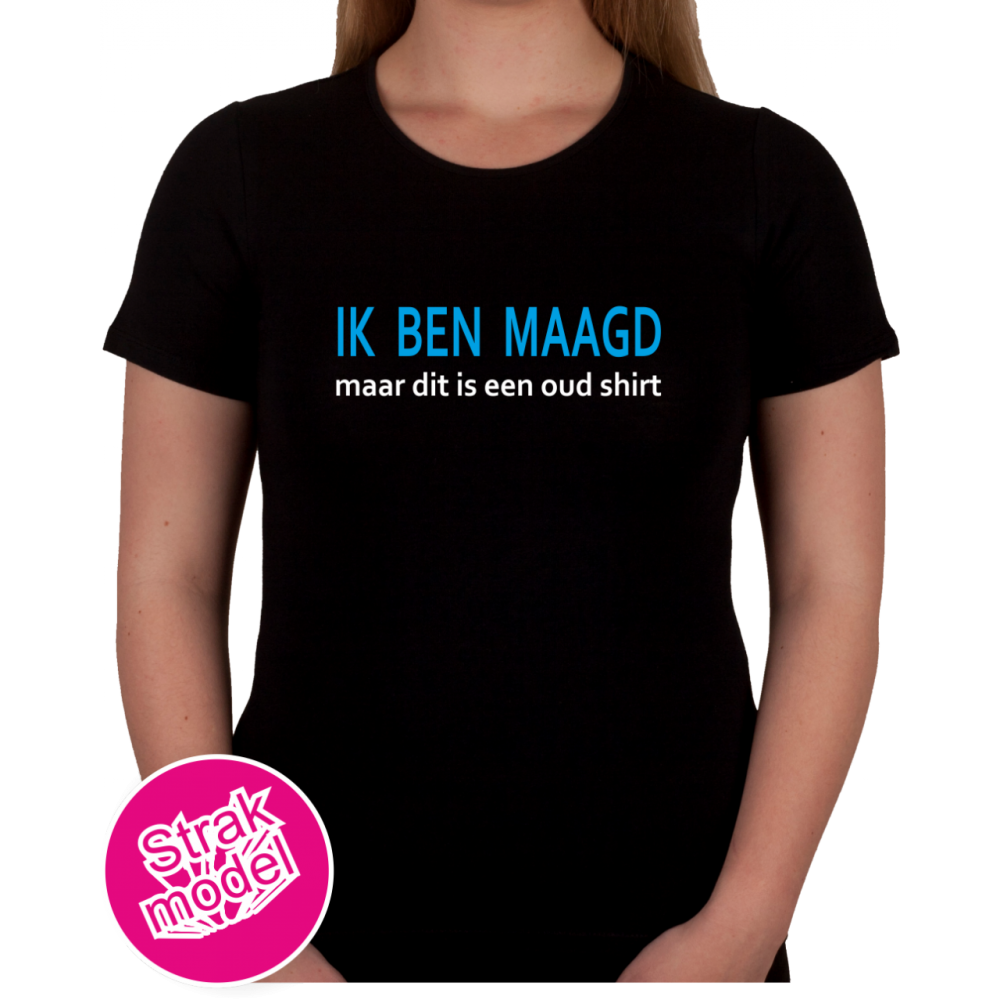 Shirt met grappige tekst